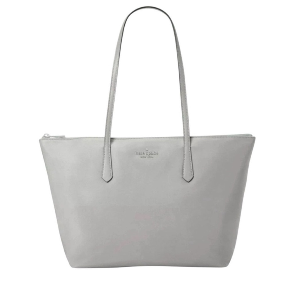 kate spade Light Gray Tote Bag